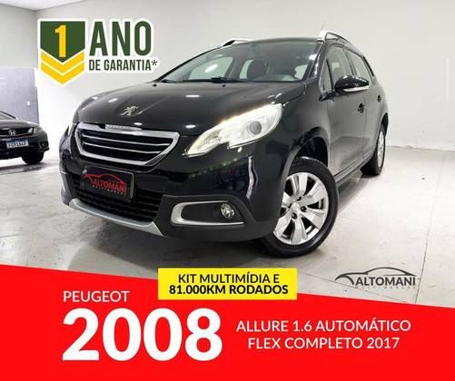 PEUGEOT 2008 1.6 16V FLEX ALLURE 4P AUTOMÁTICO